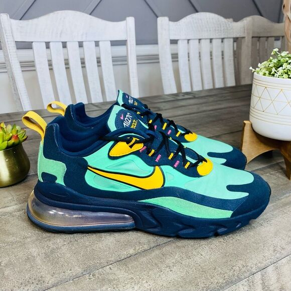 Nike Air Max 270 React Electro Green 'Pop Art' Men's Size 8.5 - Picture 3 of 6